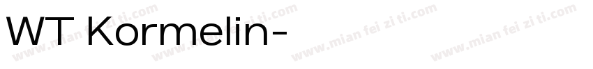 WT Kormelin字体转换